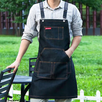 HKM-455123 Eco-Friendly Cowboy Apron for Men and Women - Versatile Work and Art Use