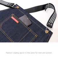 HKM-455123 Eco-Friendly Cowboy Apron for Men and Women - Versatile Work and Art Use