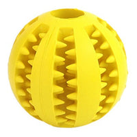 HKM-4552637 Bite Resistant Rubber Watermelon Ball for Dogs - Multi-Color Pet Toy
