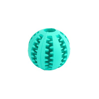 HKM-4552637 Bite Resistant Rubber Watermelon Ball for Dogs - Multi-Color Pet Toy