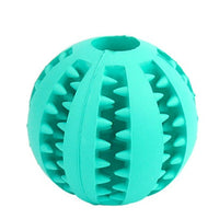 HKM-4552637 Bite Resistant Rubber Watermelon Ball for Dogs - Multi-Color Pet Toy