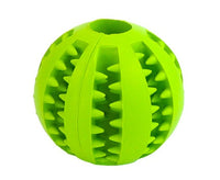 HKM-4552637 Bite Resistant Rubber Watermelon Ball for Dogs - Multi-Color Pet Toy