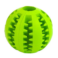 HKM-4552637 Bite Resistant Rubber Watermelon Ball for Dogs - Multi-Color Pet Toy