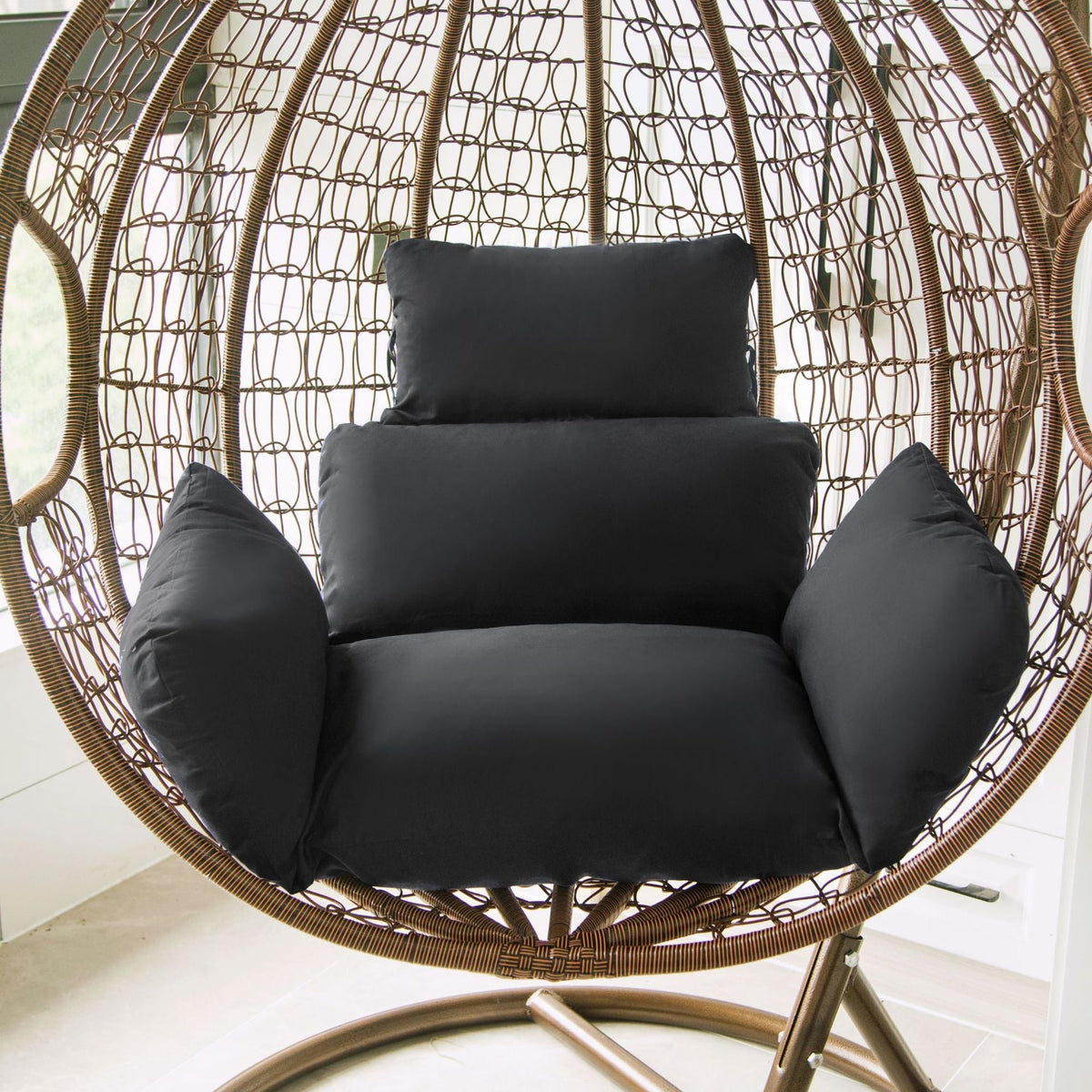 HKM-455379 Solid Color Large Rattan Chair Cushion in Various Colors