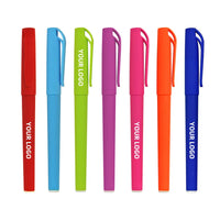 HKM-455379 Stylish Black Metal Ballpoint Pen with Customisable Logo for Business Promotions
