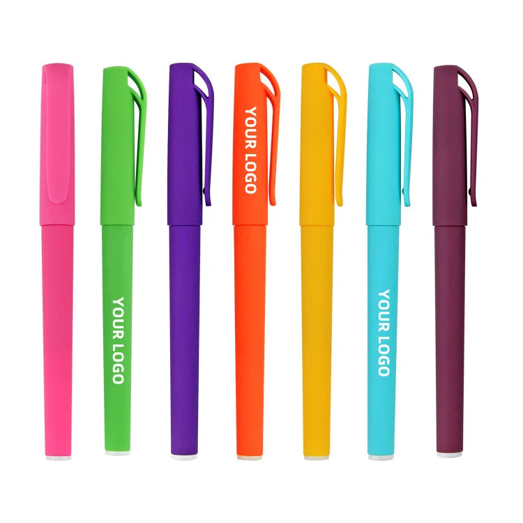 HKM-455379 Stylish Black Metal Ballpoint Pen with Customisable Logo for Business Promotions