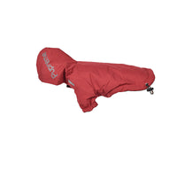 HKM-4554173 Thick Velvet Dog Jacket in Black and Red - Cozy Polyester Outerwear for Small to XXL Breeds