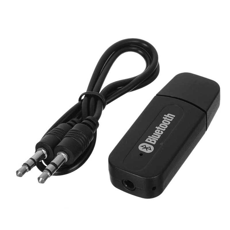 HKM-455443 Wireless Bluetooth Audio Receiver Dongle for Speakers and Cars with 3.5mm AUX and USB Power