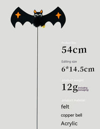 HKM-4554813 Lengthened Cat Teaser with Halloween Bell Tassel in Fun Designs