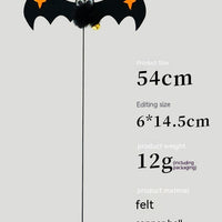 HKM-4554813 Lengthened Cat Teaser with Halloween Bell Tassel in Fun Designs
