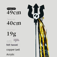 HKM-4554813 Lengthened Cat Teaser with Halloween Bell Tassel in Fun Designs