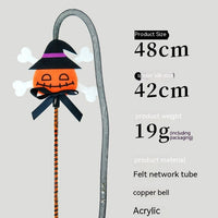HKM-4554813 Lengthened Cat Teaser with Halloween Bell Tassel in Fun Designs