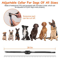 HKM-4555453 Adjustable Wireless Dog Fence System with Waterproof Receiver and Rechargeable Collar for Small to Large Dogs