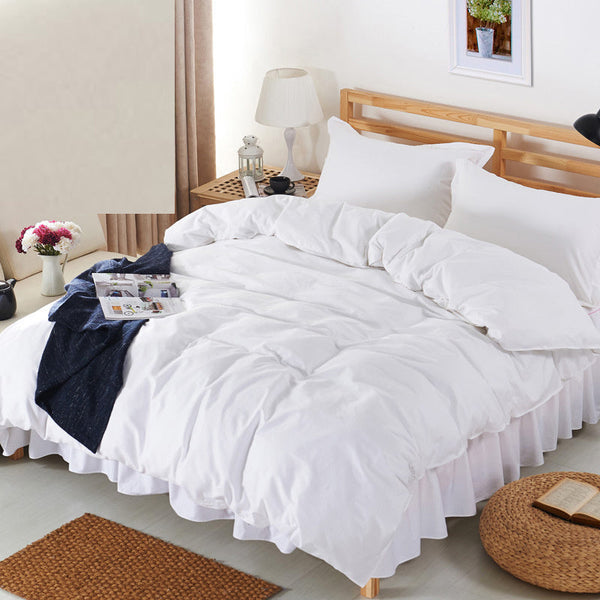 HKM-455571 Solid Color Pure Cotton Quilt Cover in Multiple Sizes