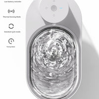 HKM-4555837 Wireless Stainless Steel Pet Water Dispenser with Battery and Electricity Separation for Dogs and Cats