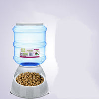 HKM-4555965 Automatic Pet Feeder and Water Dispenser for Cats and Dogs - Large Capacity, Removable and Washable Design