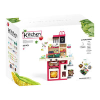 HKM-455699 Educational Pretend Play Kitchen Toy Set for Kids Aged 3-8 - Durable PC Plastic Material