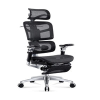 HKM-455699 Ergonomic Executive Office Chair with Aluminium Frame and Mesh Back, Swivel Function, Modern Design