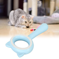 HKM-4557245 Double-Sided Pet Grooming Brush for Cats and Dogs with Comfortable Handle and Easy Clean Design