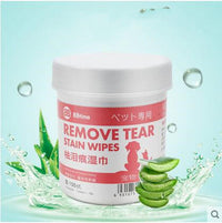 HKM-4557629 Cat Tear Stain Remover Wipes for Gentle Eye, Ear, and Teeth Cleaning