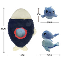 HKM-4558397 Plush Chew Toy with Sound and Food Hiding Feature for Dogs