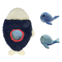 HKM-4558397 Plush Chew Toy with Sound and Food Hiding Feature for Dogs