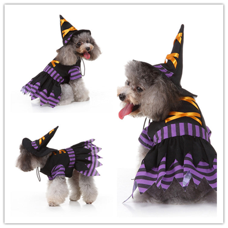 HKM-4559933 Festive Christmas Pet Skirt - Funny Polyester Outfit for All Pets