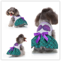 HKM-4559933 Festive Christmas Pet Skirt - Funny Polyester Outfit for All Pets