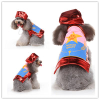 HKM-4559933 Festive Christmas Pet Skirt - Funny Polyester Outfit for All Pets