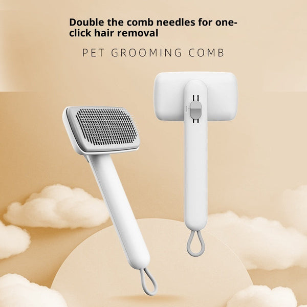 HKM-4561341 Pet Hair Removal Comb - ABS Material, Available in Black, White, and Green