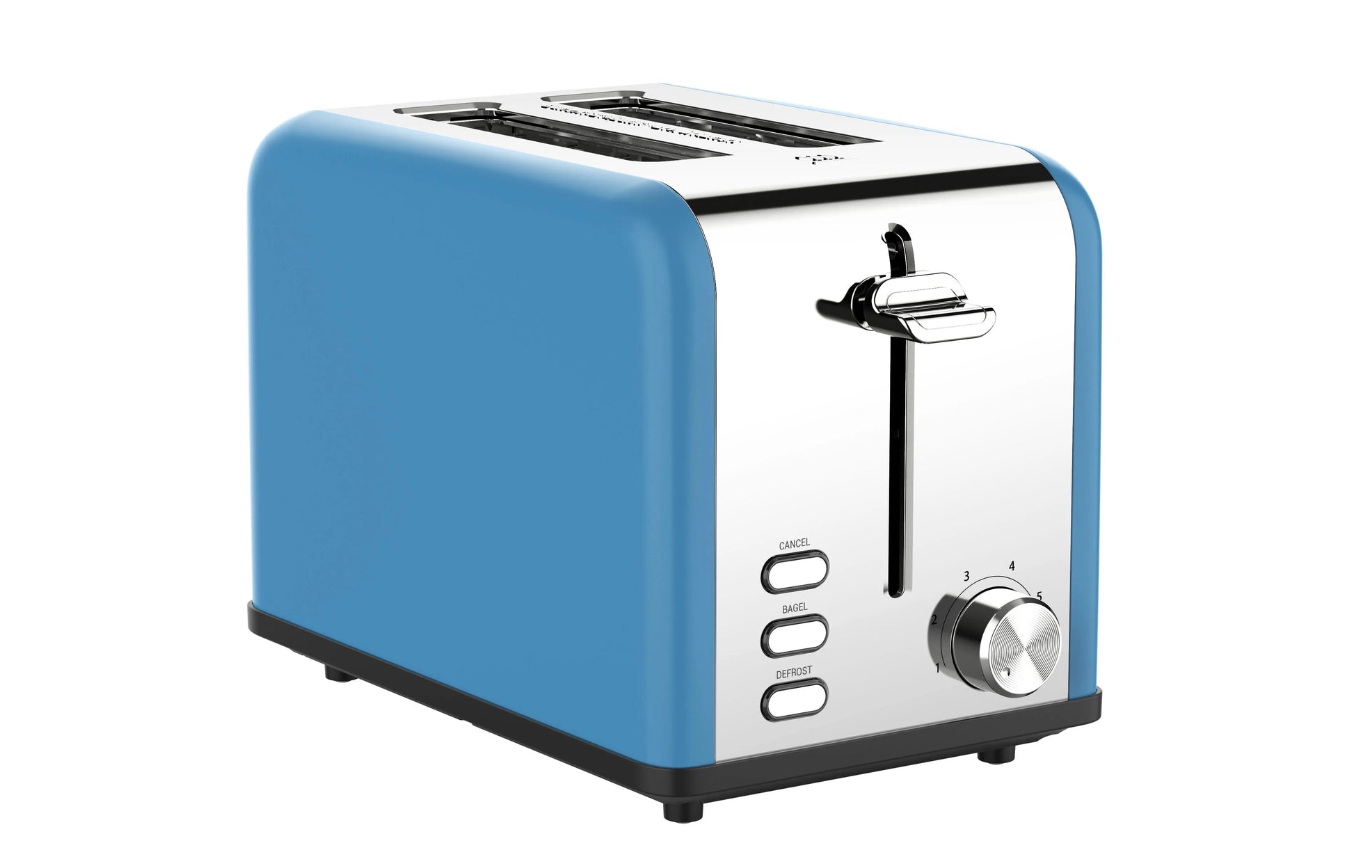 HKM-456147 Stainless Steel 2-Slice Electric Toaster with Built-in Grill for Home Use