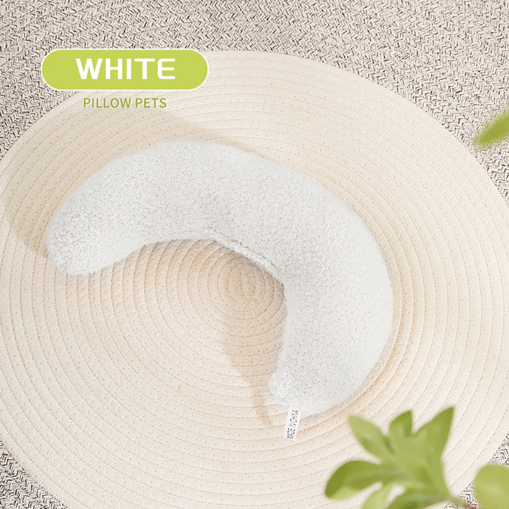 HKM-4563005 Ultra-Soft U-Shaped Cat Pillow with Adjustable Collar for Cervical Support and Comfort