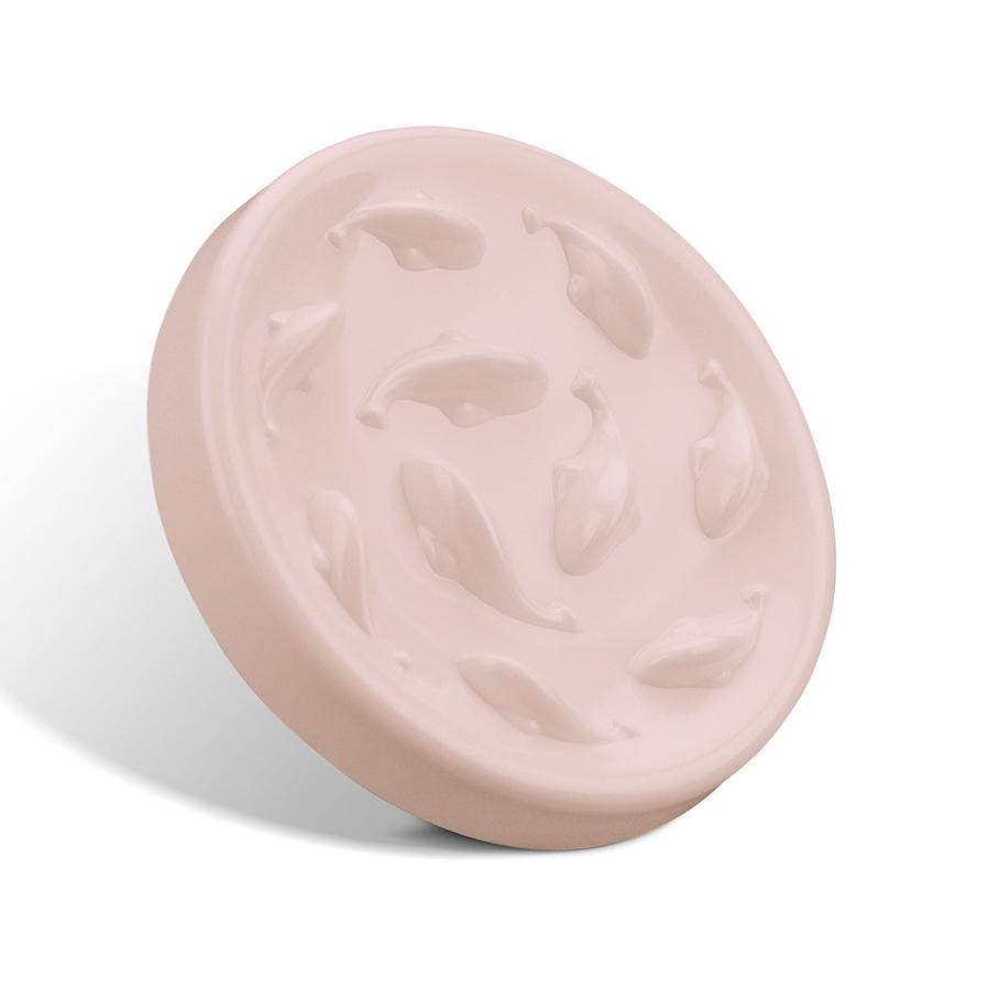 HKM-456403 Whale-Shaped Cat Slow Feeding Bowl with Non-Slip Base for Healthy Eating and Spill Prevention