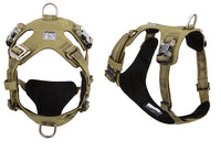 HKM-4564797 Waterproof Reflective Super Fiber Dog Chest Strap - Adjustable Sizes in Army Green, Black, and Purple