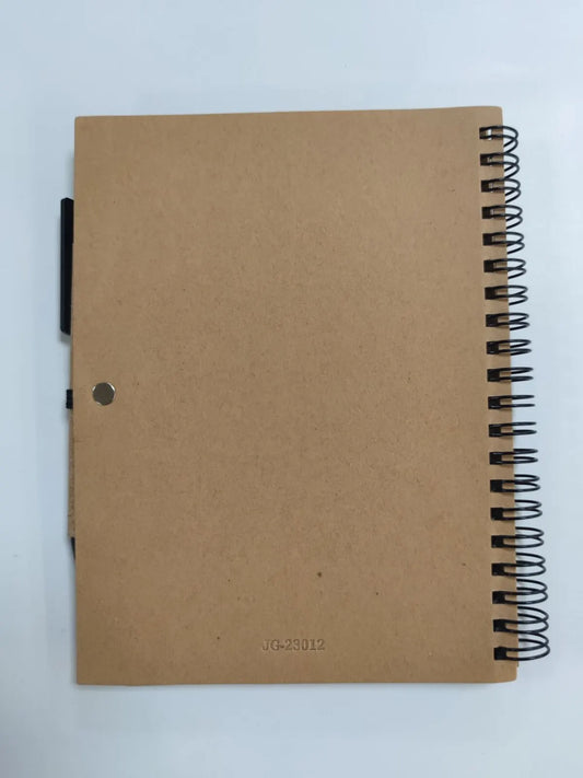 HKM-456531 Kraft A5 Notebook with Custom Logo Design for Promotional Use