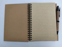 HKM-456531 Kraft A5 Notebook with Custom Logo Design for Promotional Use