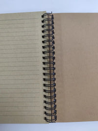 HKM-456531 Kraft A5 Notebook with Custom Logo Design for Promotional Use
