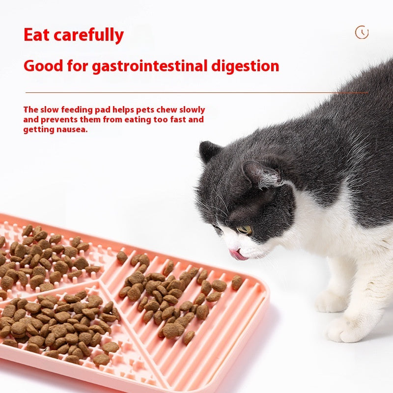 HKM-4566333 Silicone Pet Licking Mat with Suction Cups for Slow Feeding and Anti-Choking