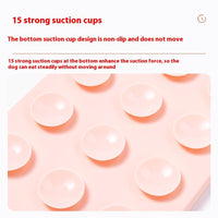 HKM-4566333 Silicone Pet Licking Mat with Suction Cups for Slow Feeding and Anti-Choking