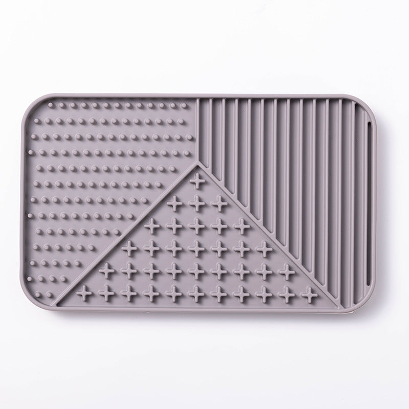 HKM-4566333 Silicone Pet Licking Mat with Suction Cups for Slow Feeding and Anti-Choking