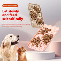 HKM-4566333 Silicone Pet Licking Mat with Suction Cups for Slow Feeding and Anti-Choking