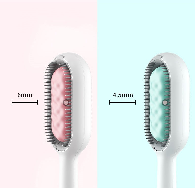 HKM-4567101 Gravity Cleaning Pet Hair Removal Comb with Wipes for Long & Short-Haired Cats and Dogs