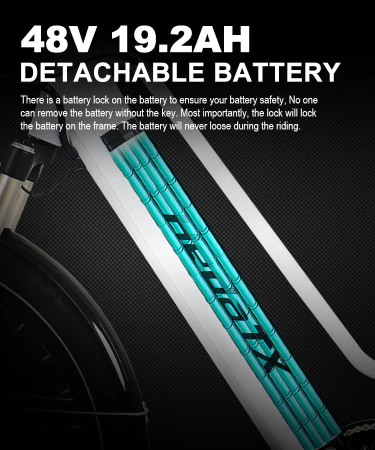 HKM-456723 48V 500W Electric Mountain Bike with 27.5 Inch Aluminum Alloy Frame and 27 Speed Gears