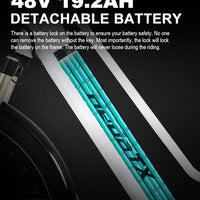 HKM-456723 48V 500W Electric Mountain Bike with 27.5 Inch Aluminum Alloy Frame and 27 Speed Gears
