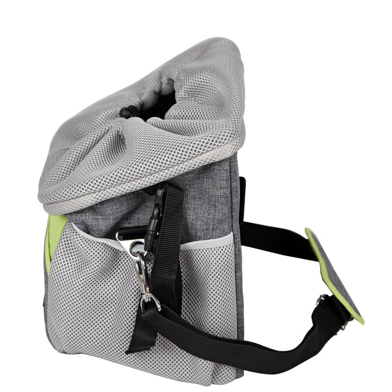 HKM-4567741 Durable Oxford Bicycle Dog Basket - Pet Carrier Frame for Easy Travel, Holds Up to 5kg