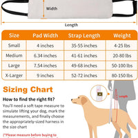 HKM-4568765 Supportive Dog Lifting Sling for Mobility Aid - Comfortable Hip and Hind Leg Assistance for Aging Dogs