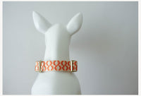 HKM-4571069 Durable Polyester Pet Rope with Collar and Packaging Bag ¨C Diamond Feel Design