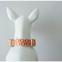 HKM-4571069 Durable Polyester Pet Rope with Collar and Packaging Bag ¨C Diamond Feel Design
