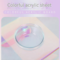 HKM-4571453 Colorful Acrylic Pet Dining Table - Single and Double Bowl Options Available
