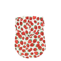 HKM-4571837 Waterproof Strawberry Print Dog Raincoat for Spring and Summer in Multiple Sizes